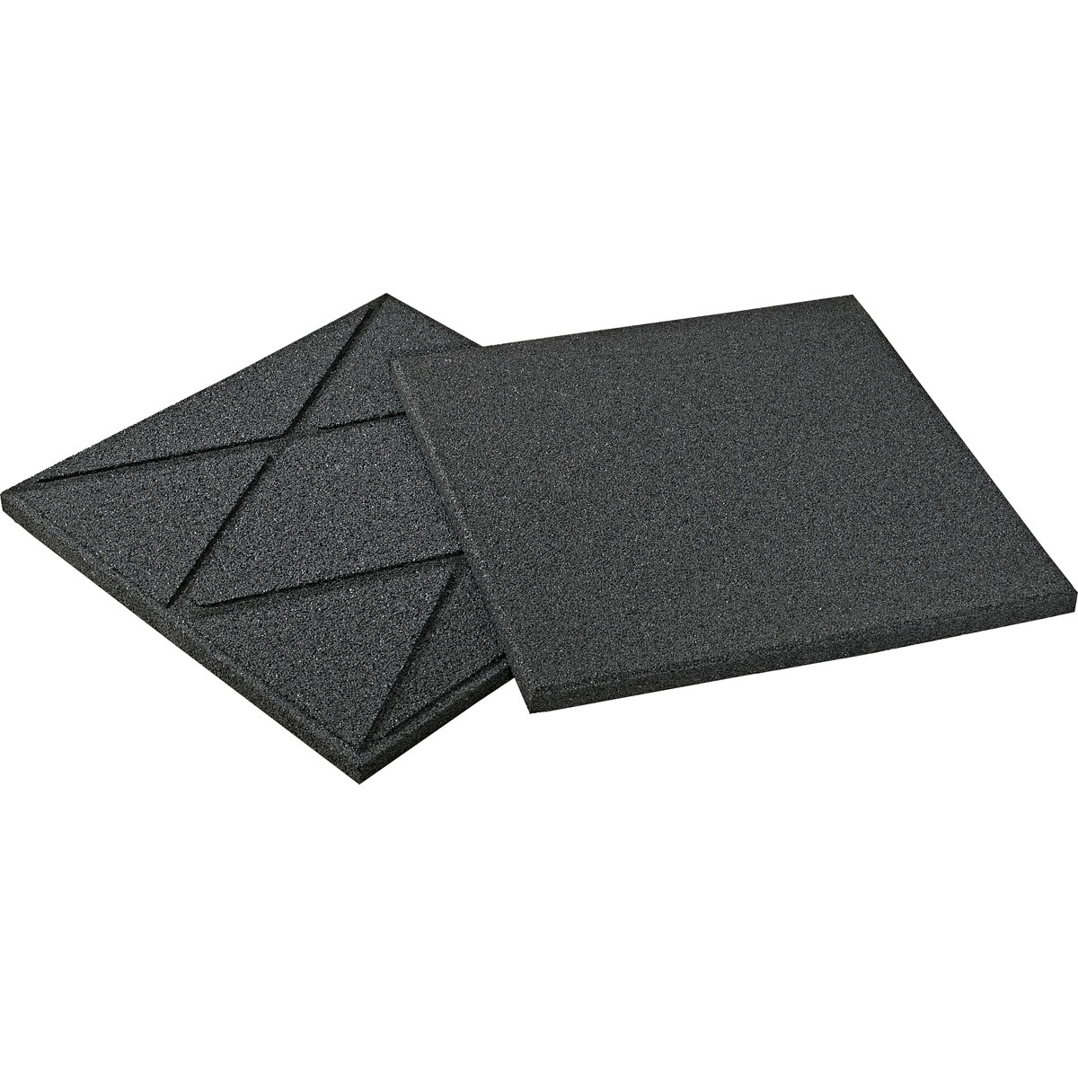 Unisoft Fallschutzplatte 500 x 500 x 30 mm schwarz