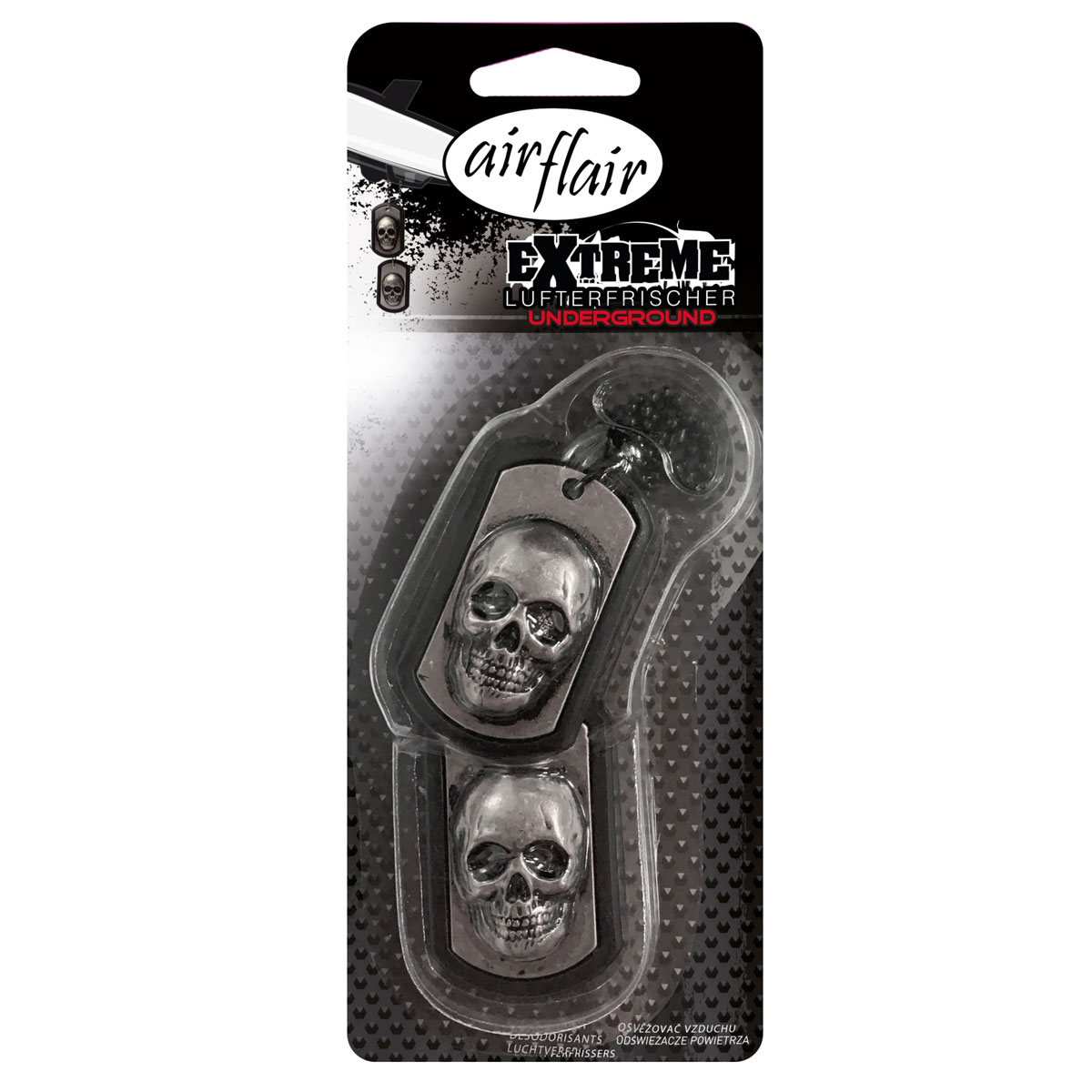 Lufterfrischer Driven Dog Tags Black Out Bild 1