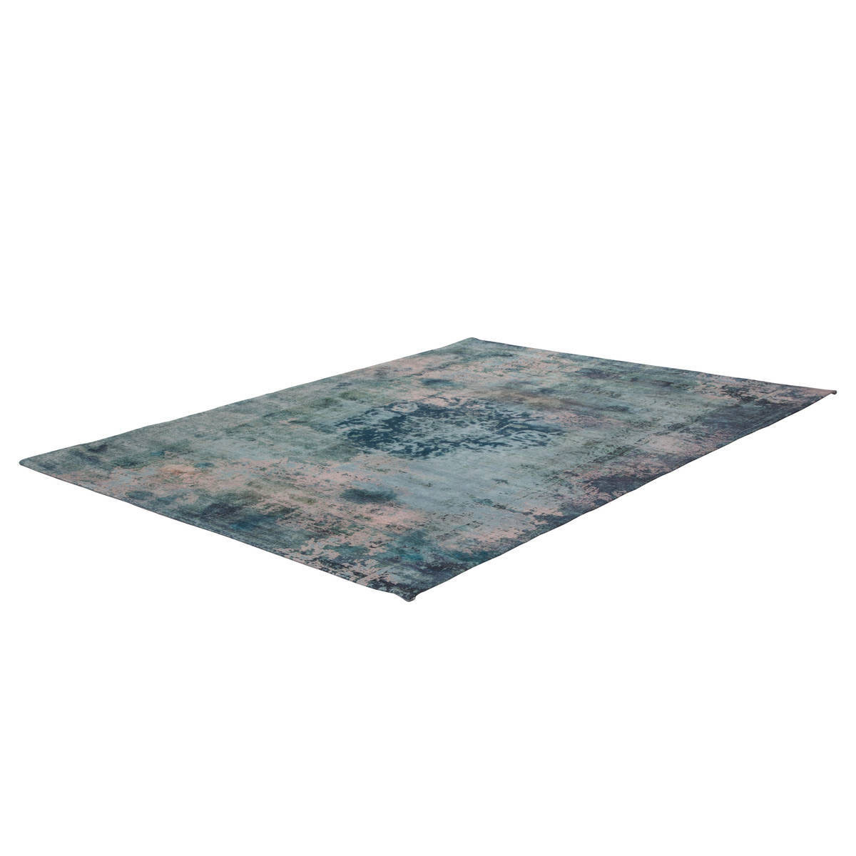 Kurzflorteppich Vintage 8403 petrol Bild 4