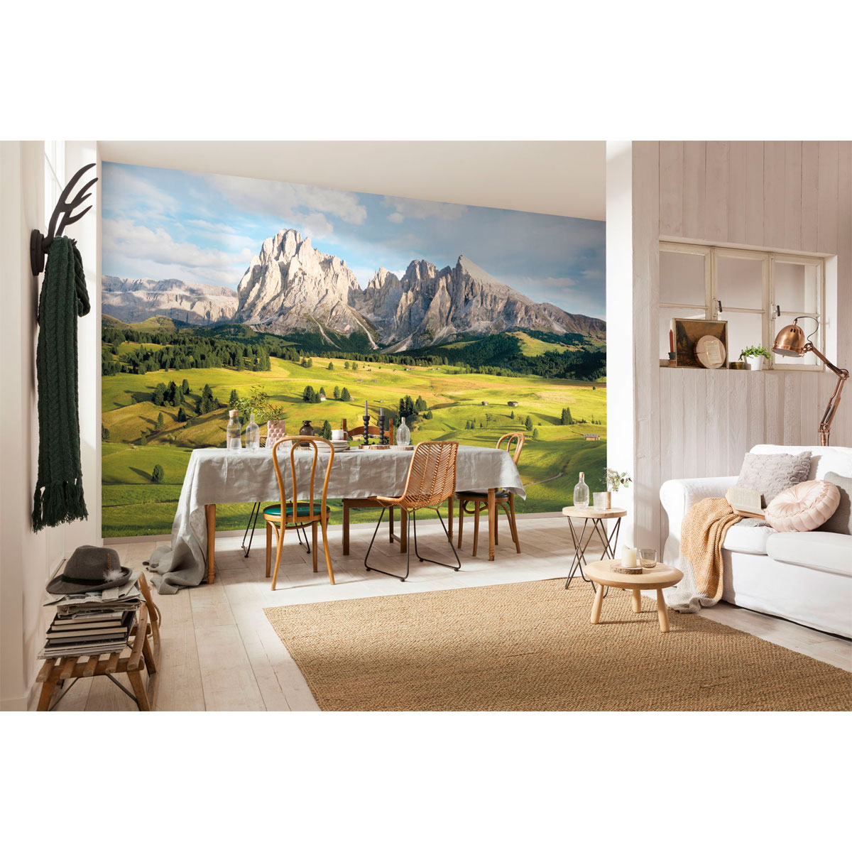 Komar  Vlies Fototapete Alpen 400x250 cm