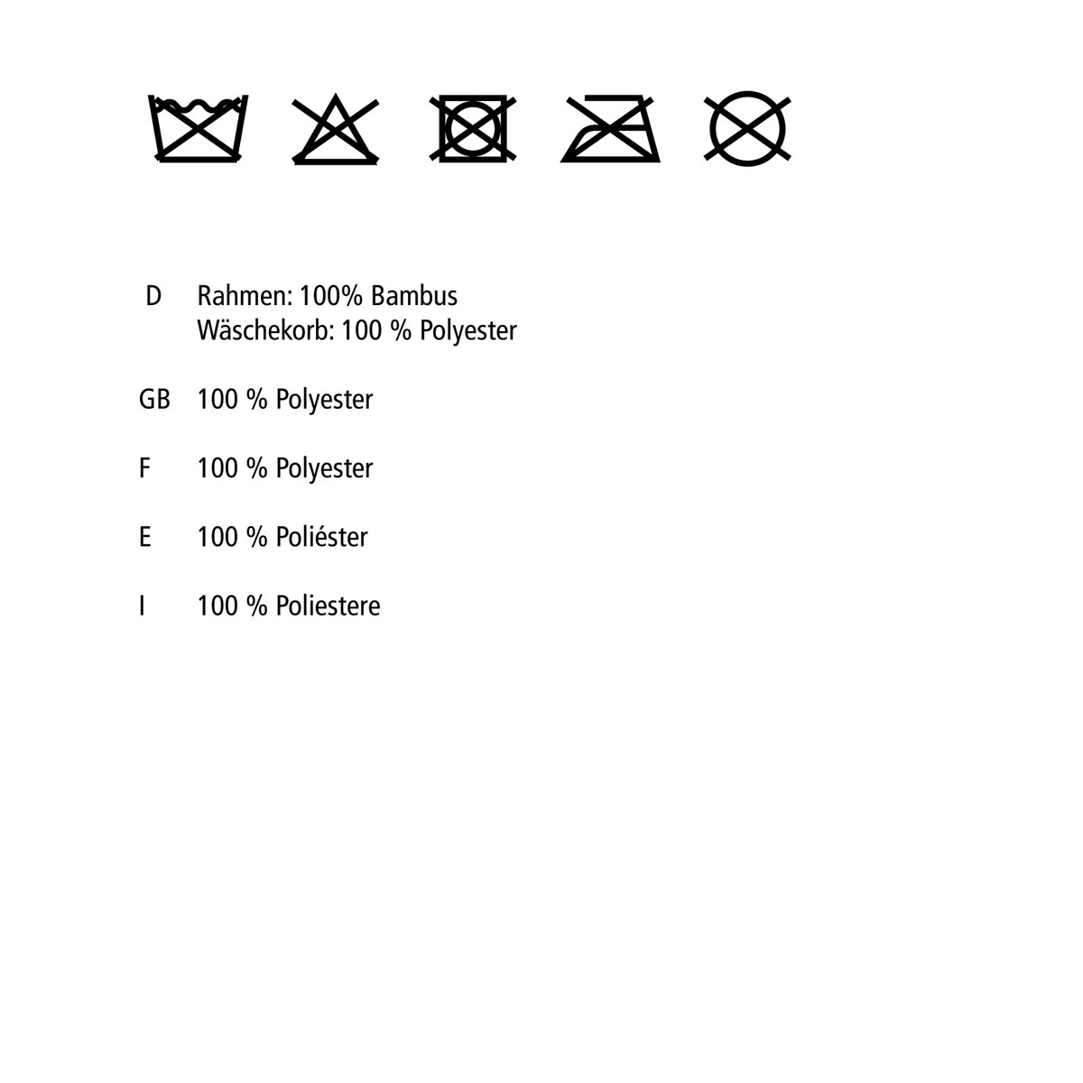 Wenko Wäschekorb Baharifaltbar 50 l Bild 10
