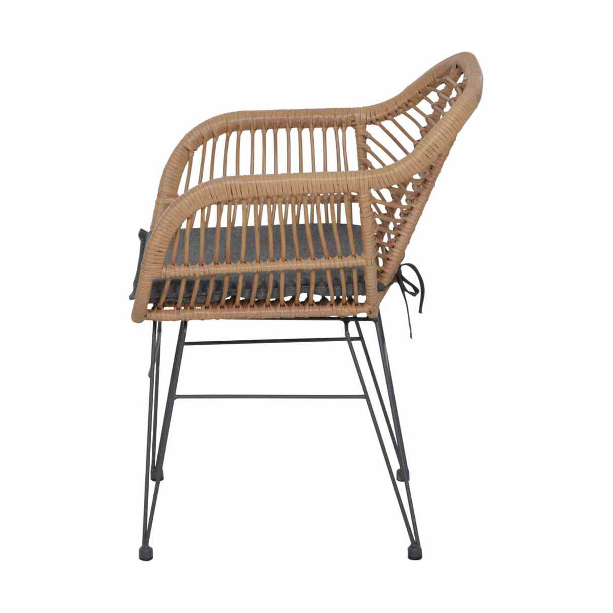 Siena Garden Balkonmöbelset Tiros 3-teilig royal oak/anthrazit Bild 4