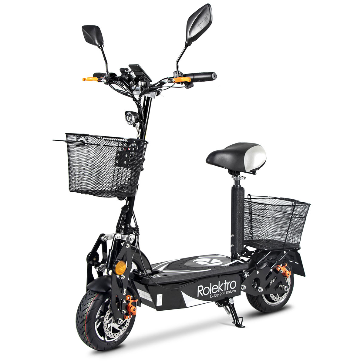 Rolektro E-Scooter „E-Joy 20 “, Schwarz