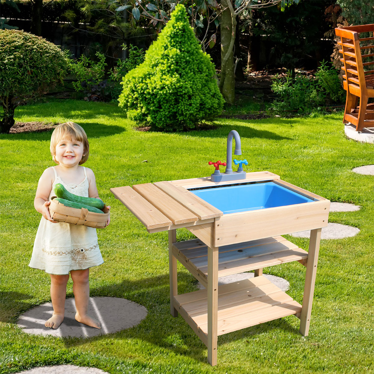 Coemo Matschküche Matze Outdoor Spielküche Bild 3