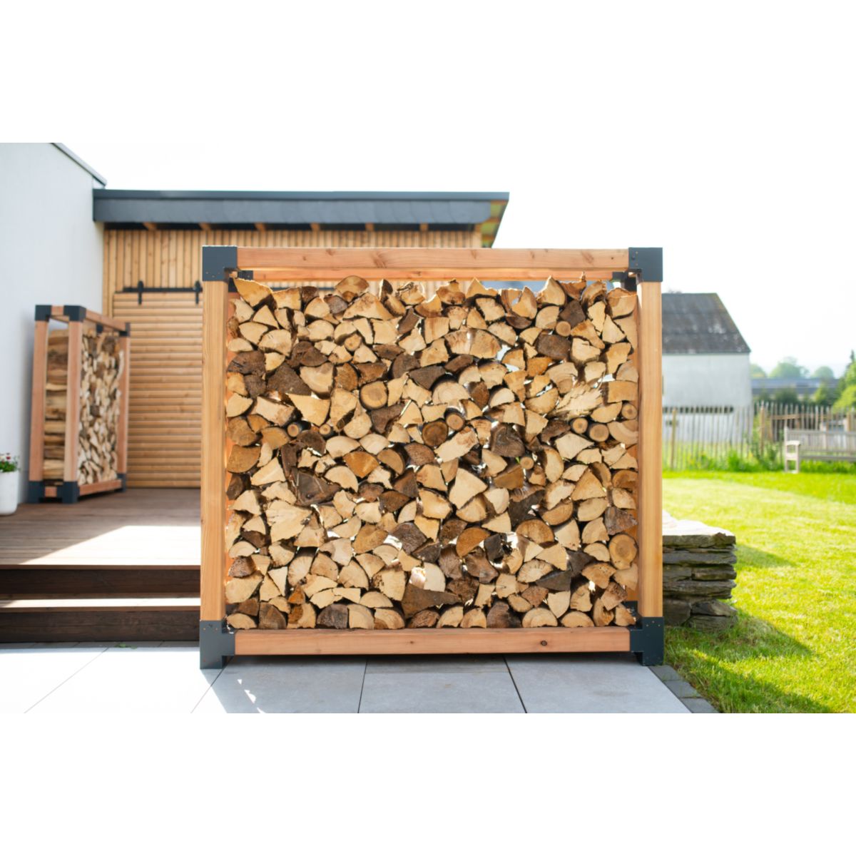 Westmann Kaminholzregal Michel XXL 40x198x180 cm Bild 5