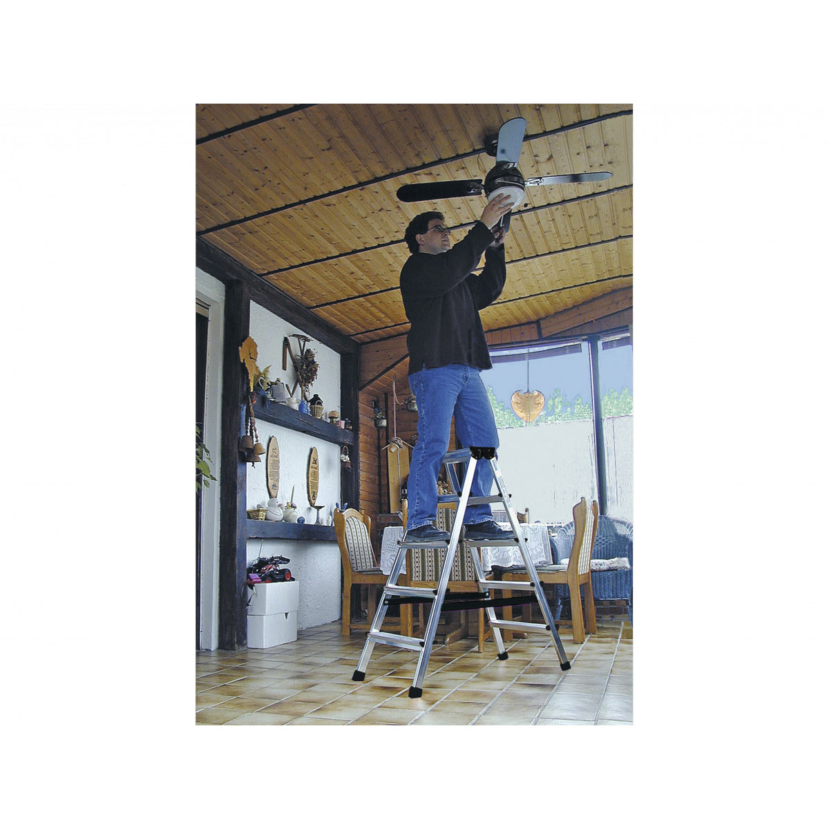 Krause Stufen-Doppelleiter Dopplo Bild 2