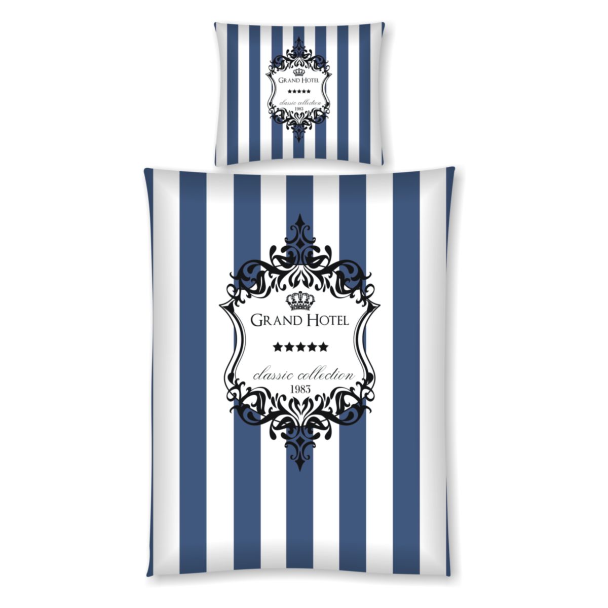 Bettwäsche Big Hotel 125 Blau 135cm x 200cm