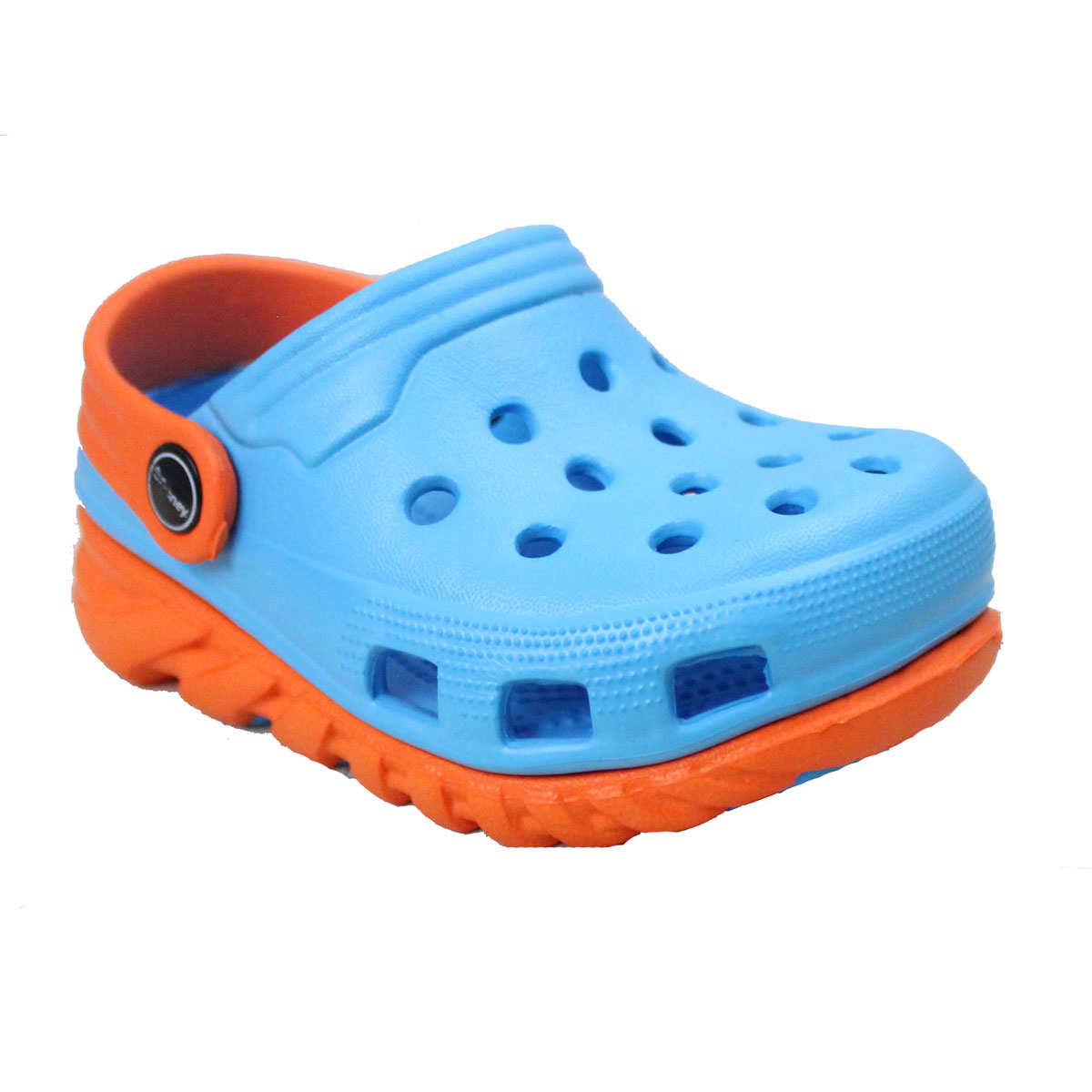 Scheibler Kinderclogs marine-orange Größe 32/33