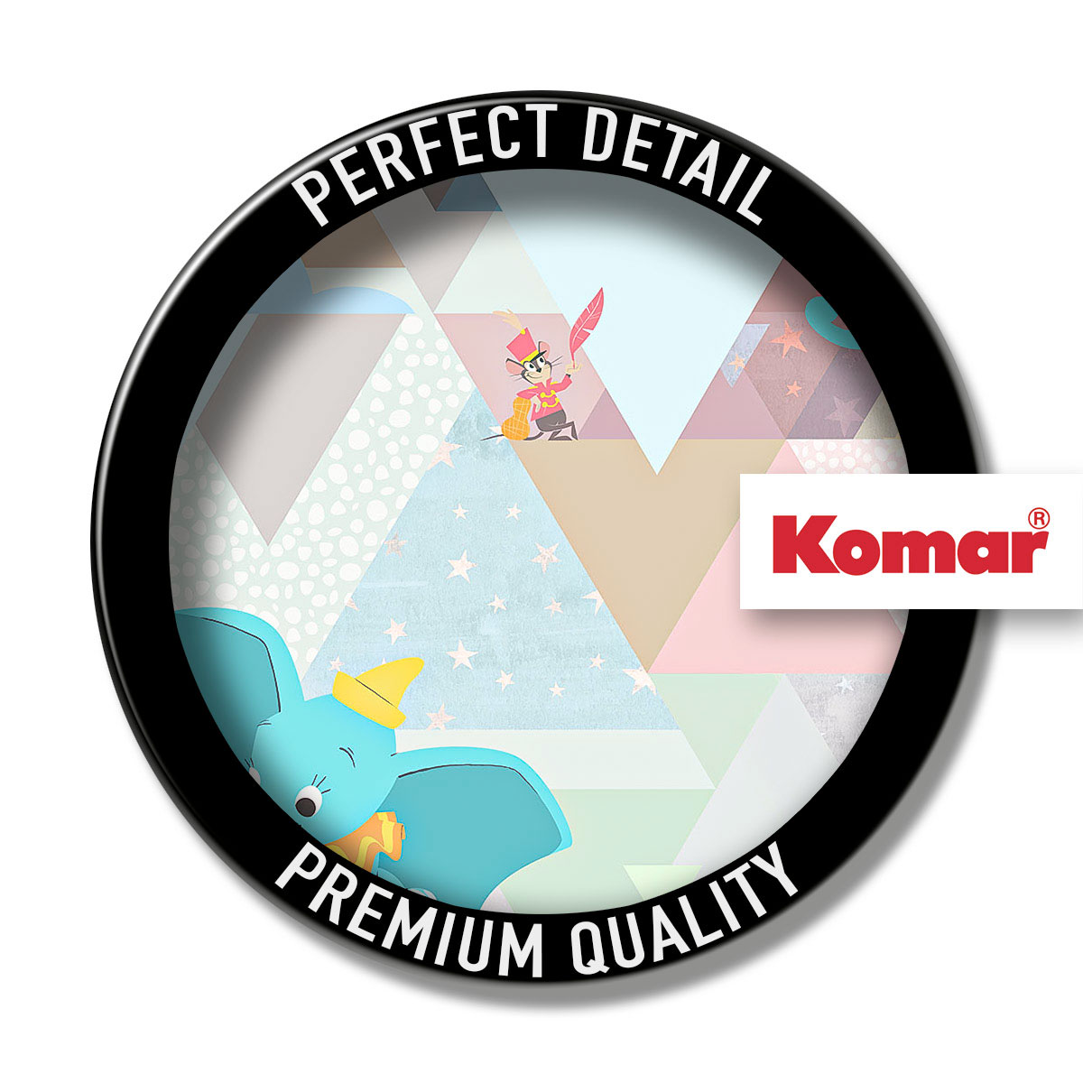 Komar  Vlies Fototapete Dumbo flying elephant 300x280 cm Bild 4