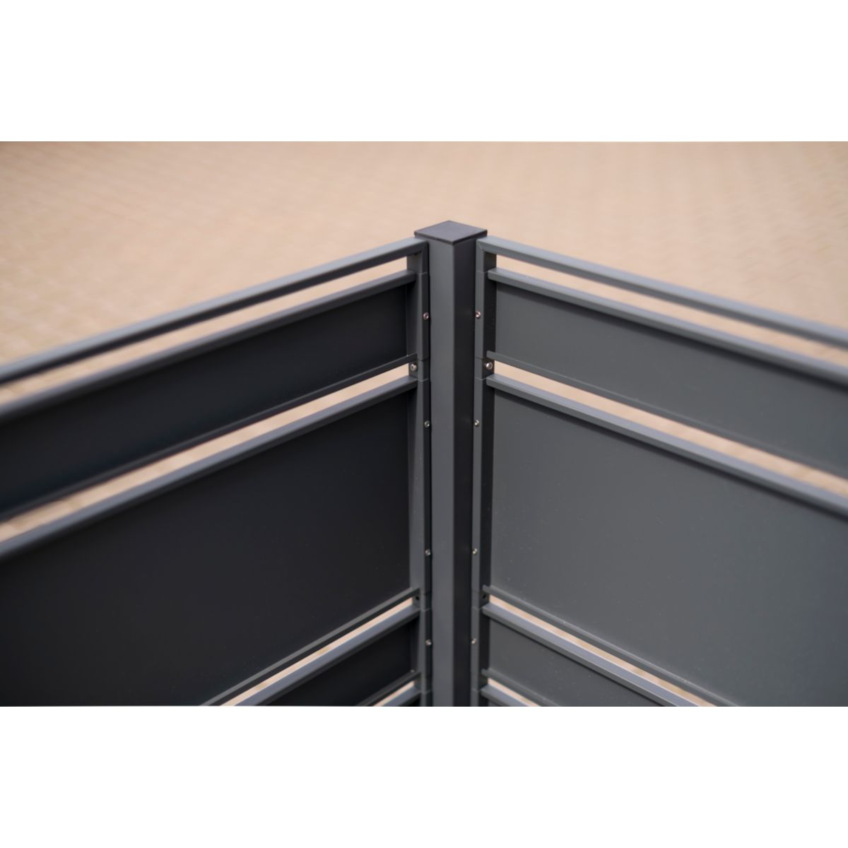 Westmann Mülltonnenverkleidung Planum 5x 240 L 1er Box 90x410x120 cm Bild 8