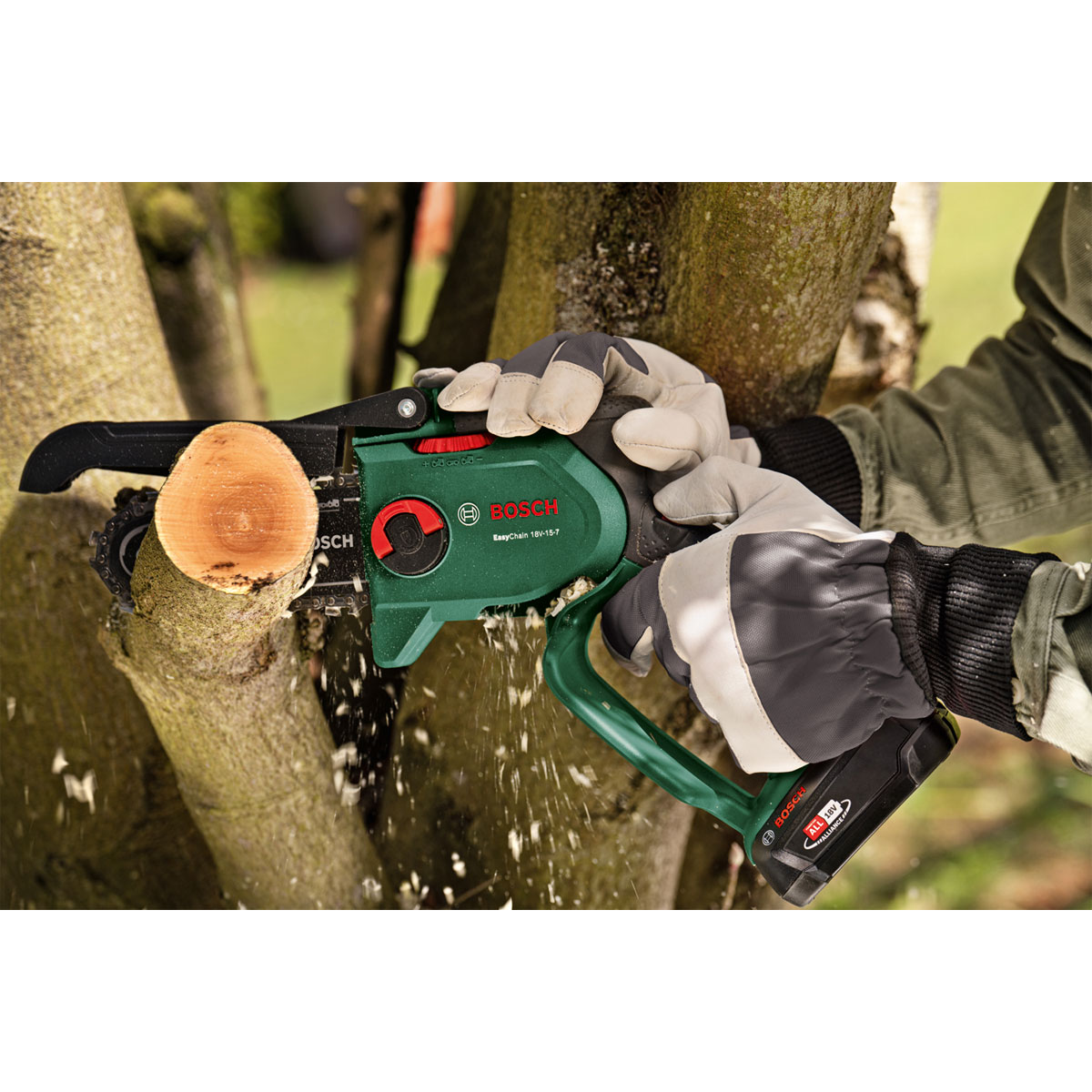 Bosch Akku- Kettensäge EasyChain 18V-15-7 - ohne Akku und Ladegerät Bild 3