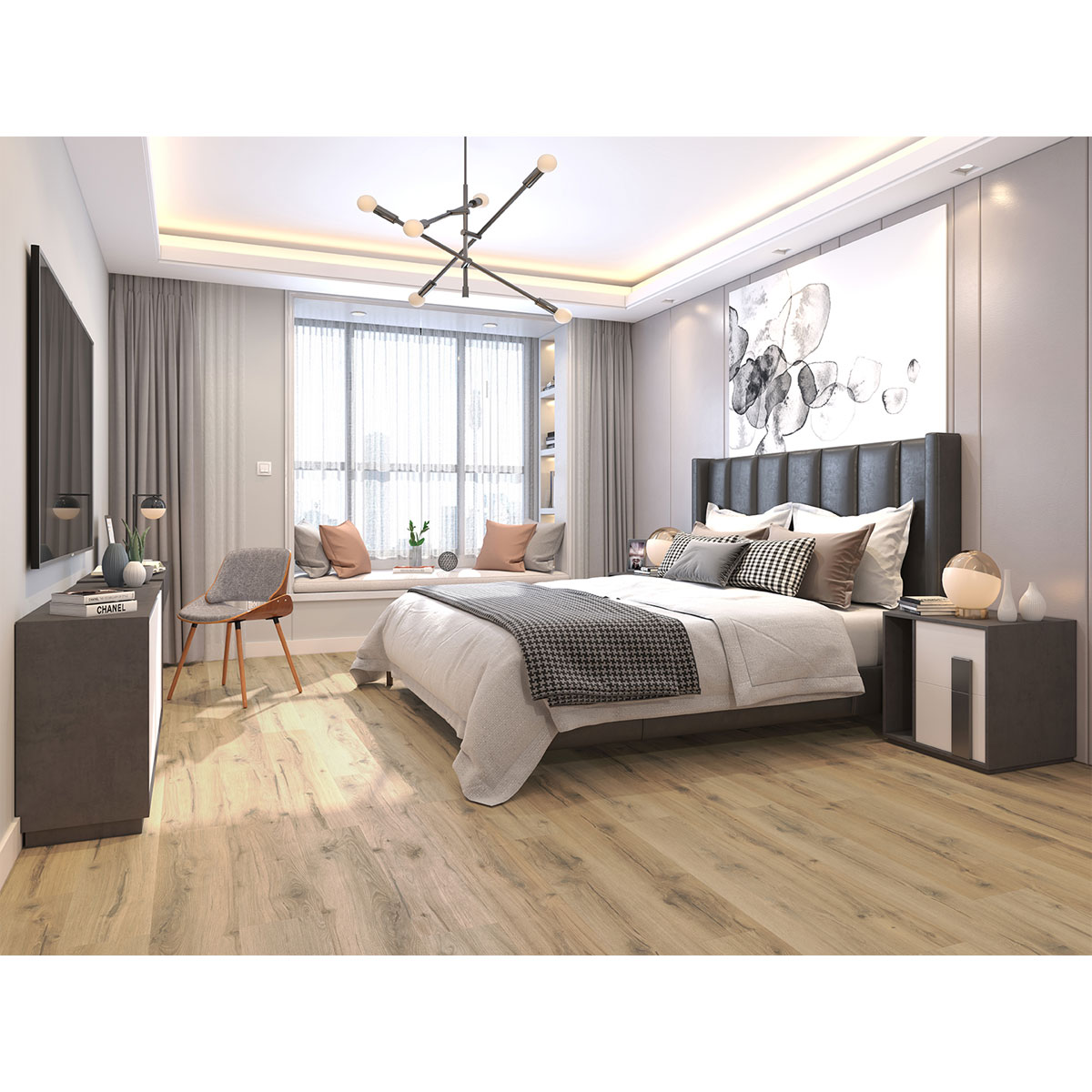 Designboden HydroClick Taupeiche Bild 4