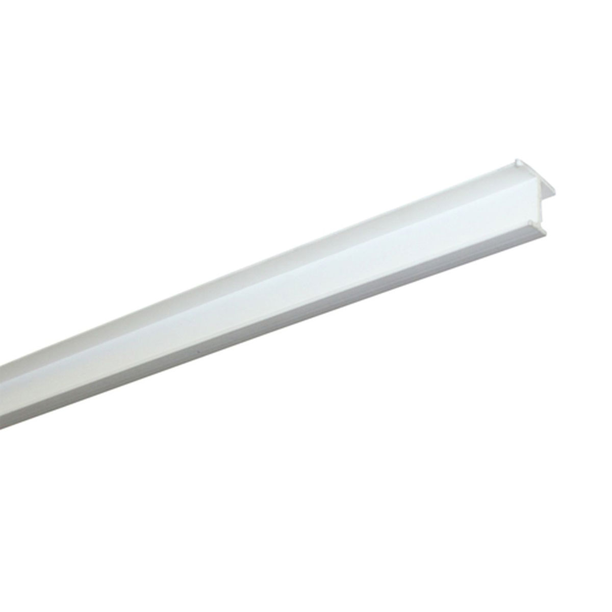 Gardinia T-Schiene 250 cm Kunststoff weiß