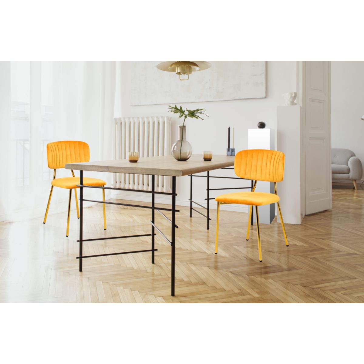 Stuhl Giselle 125 2er-Set hellorange Bild 5