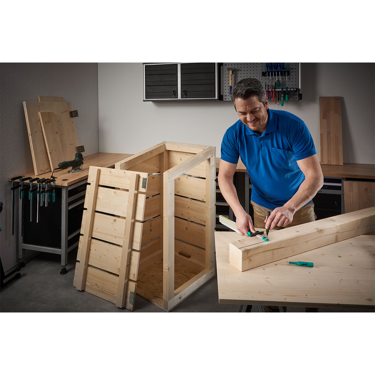 Wolfcraft  Streichmaß für Zollstöcke Bild 3