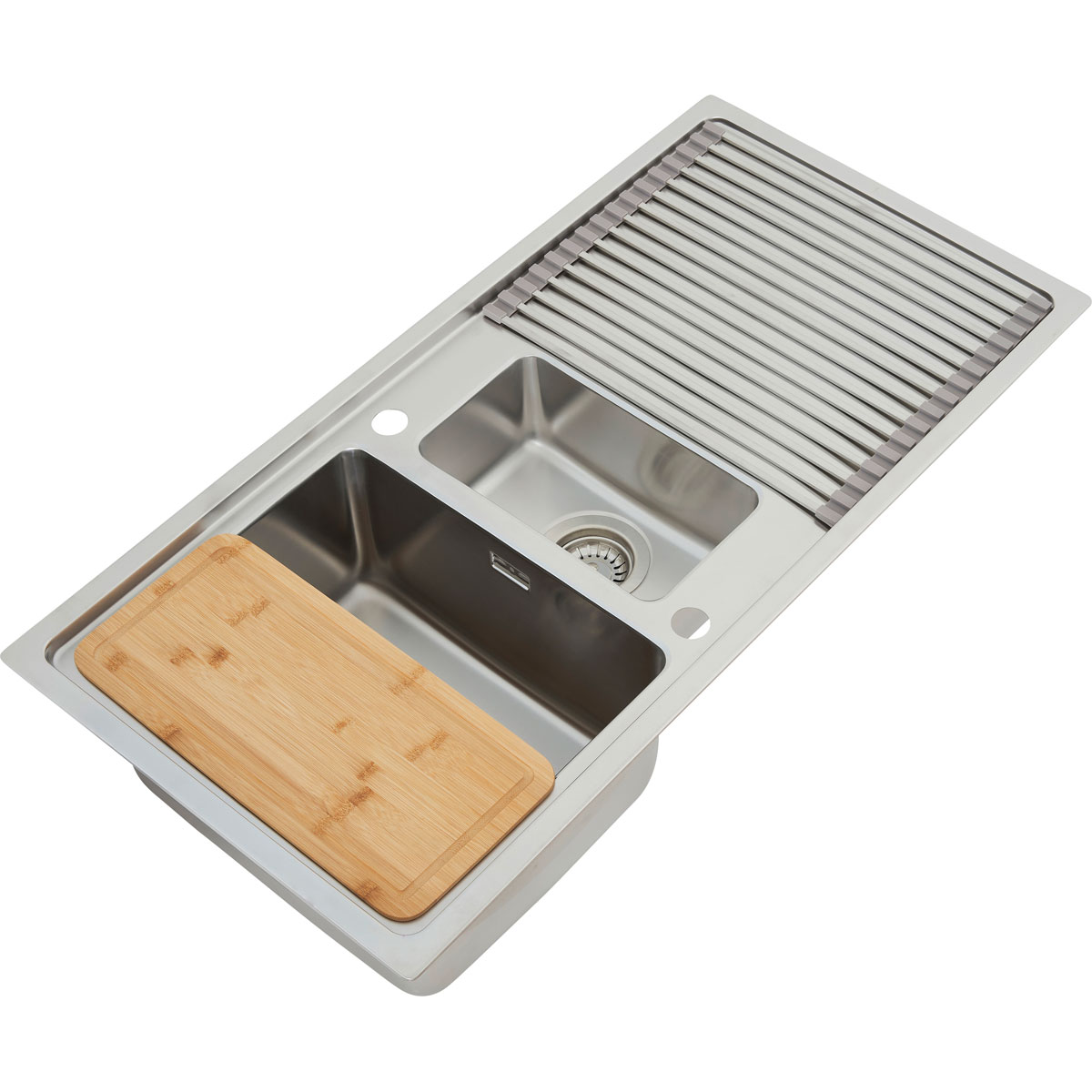 Respekta Chicago Edelstahlspüle CHICAGO100X50 100 x 50 cm Bild 7