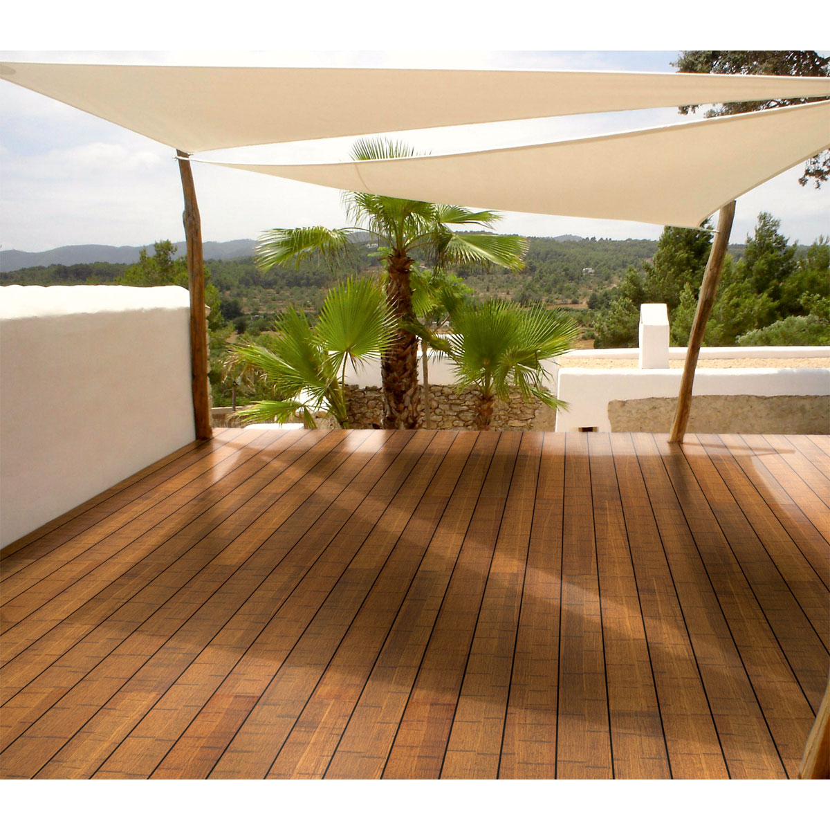 Bambus-Terrassendiele CoBAM 220 x 14 x 2 cm Bild 5