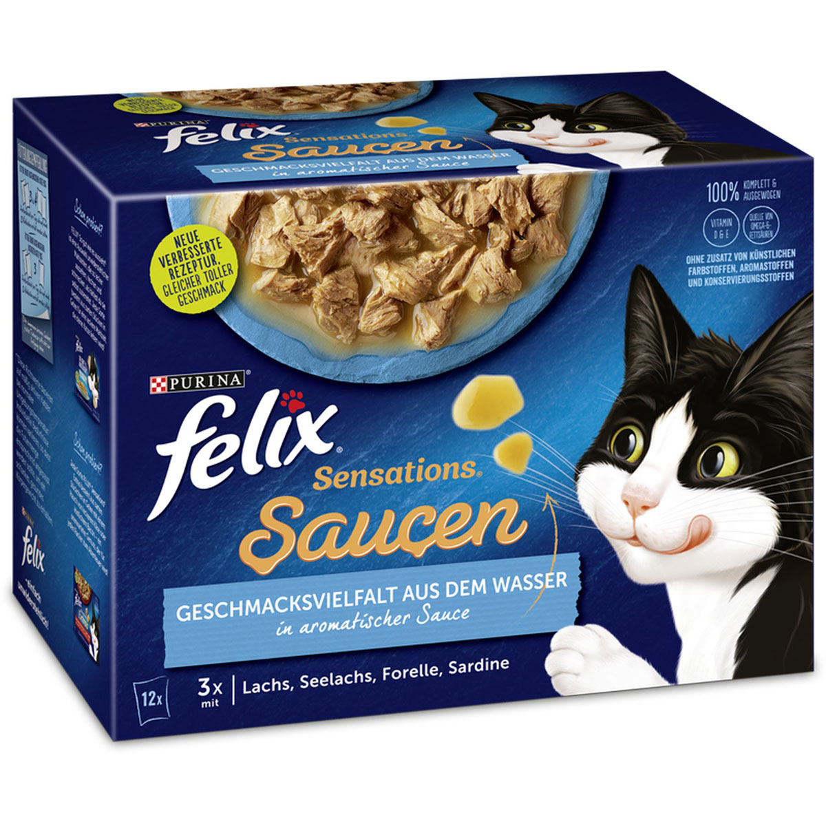 Felix  Sensation Saucen vom Wasser 12 x 85g Portionsbeutel