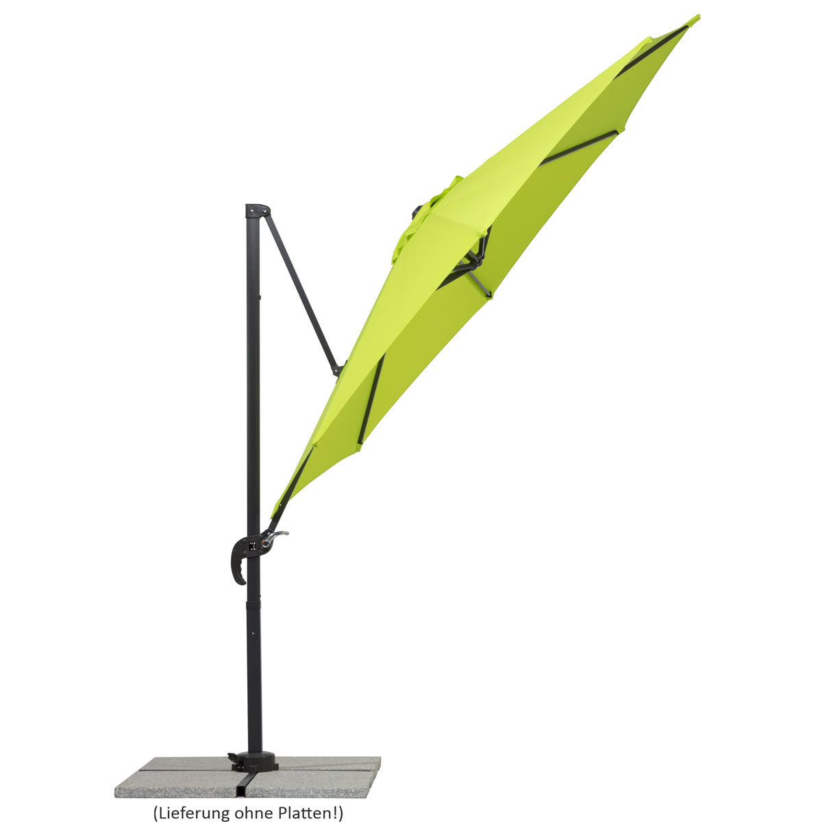 Schneider Schirme Ampelschirm Rhodos Junior Durchmesser 300 cm apfelgrün Bild 3