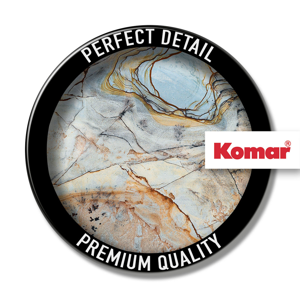 Komar  Selbstklebende Vlies Fototapete rund Marble Sphere Durchmesser 125 cm Bild 7