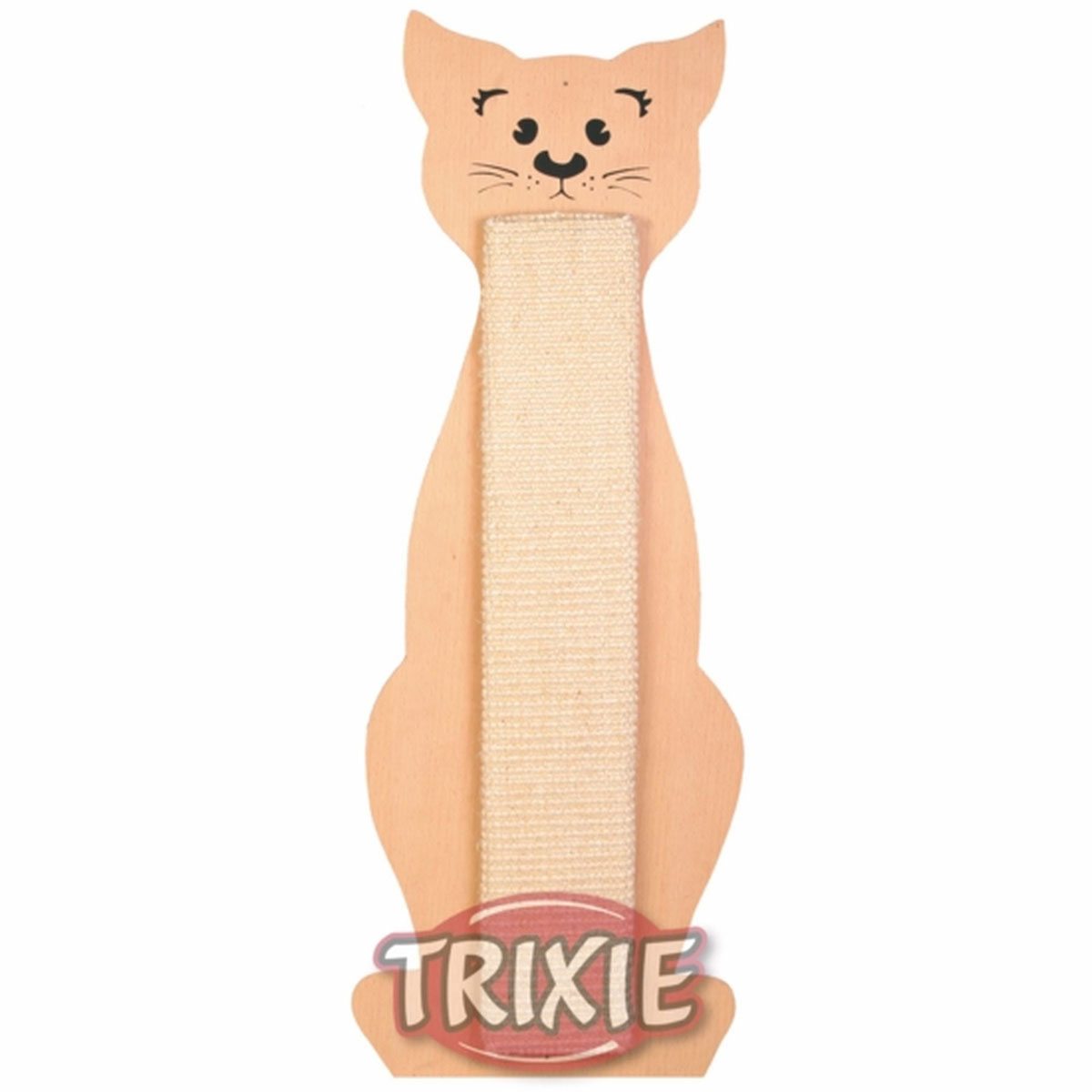 Trixie Kratzbrett Katze Holz beige/natur 21x58cm