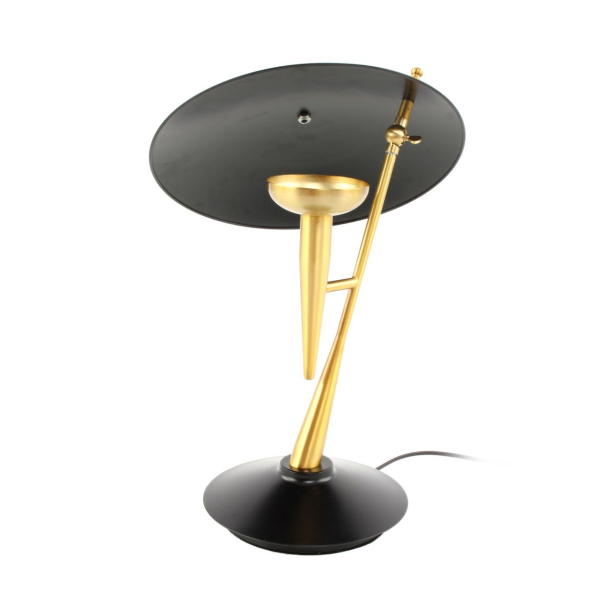 Tischlampe Flyer 125 gold schwarz