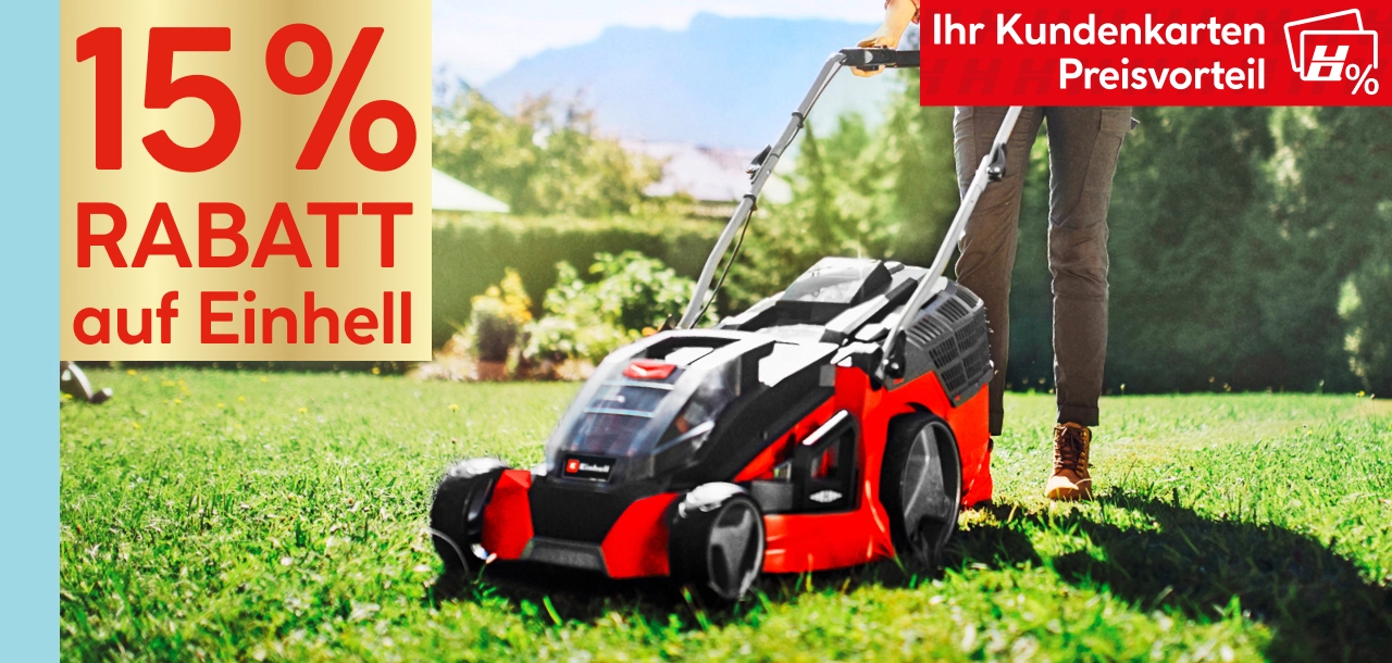 15 Prozent Rabatt auf Einhell