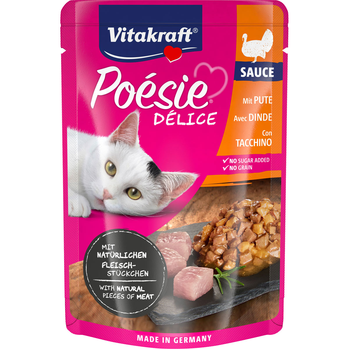 Vitakraft  Poesie Delice Sauce Pouch Putenbrust 85g