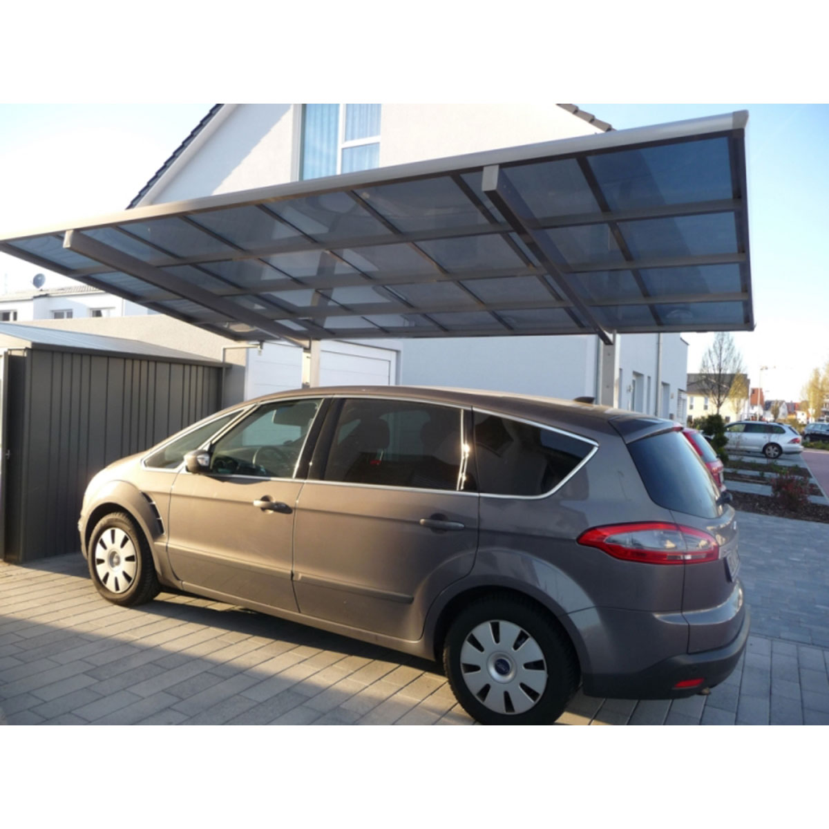 Ximax Carport Alu Linea 60 Edelstahl-Look Bild 6