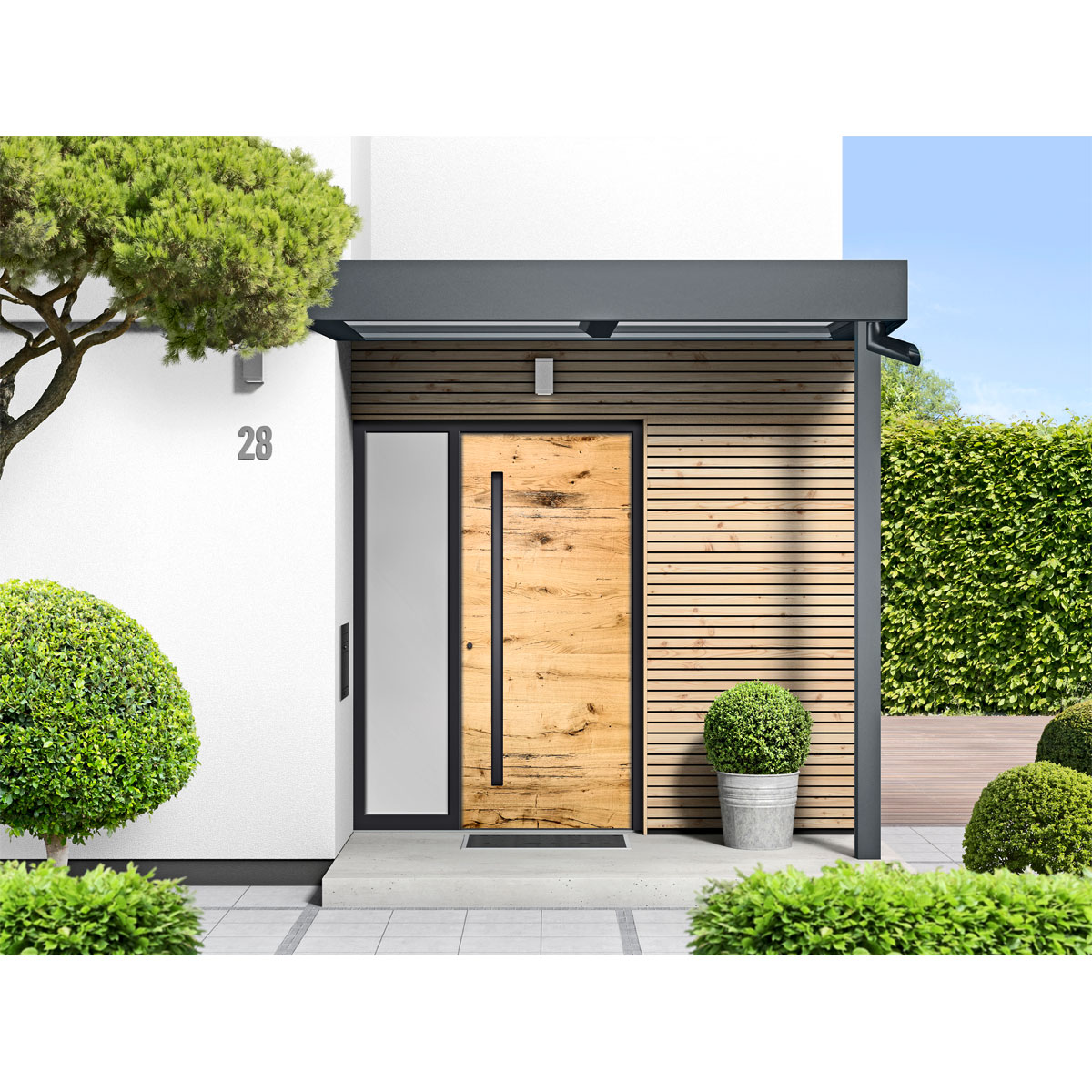 VERSCO Haustür Elementica Echtholz 110 x 210 cm Bild 4