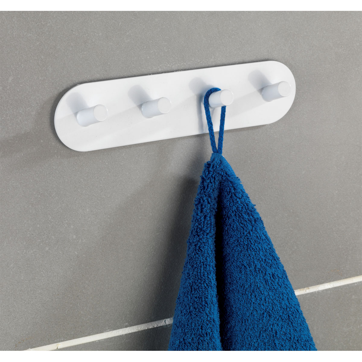 Wenko Hakenleiste Piceno Quadro weiß Bild 5