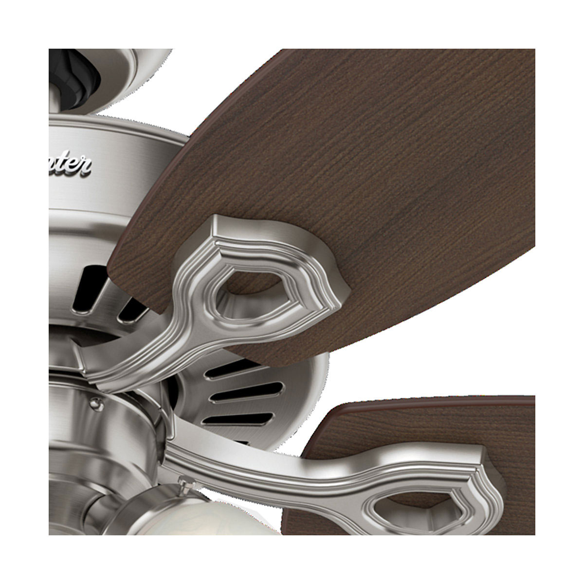 Hunter Fan Hunter Deckenenventilator Builder Plus 132 cm Nickel gebürstet Bild 4