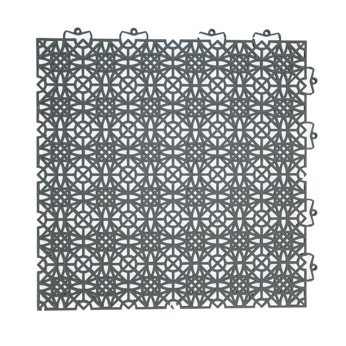 Kunststofffliese Terra Sol dunkelgrau 38 x 38 cm
