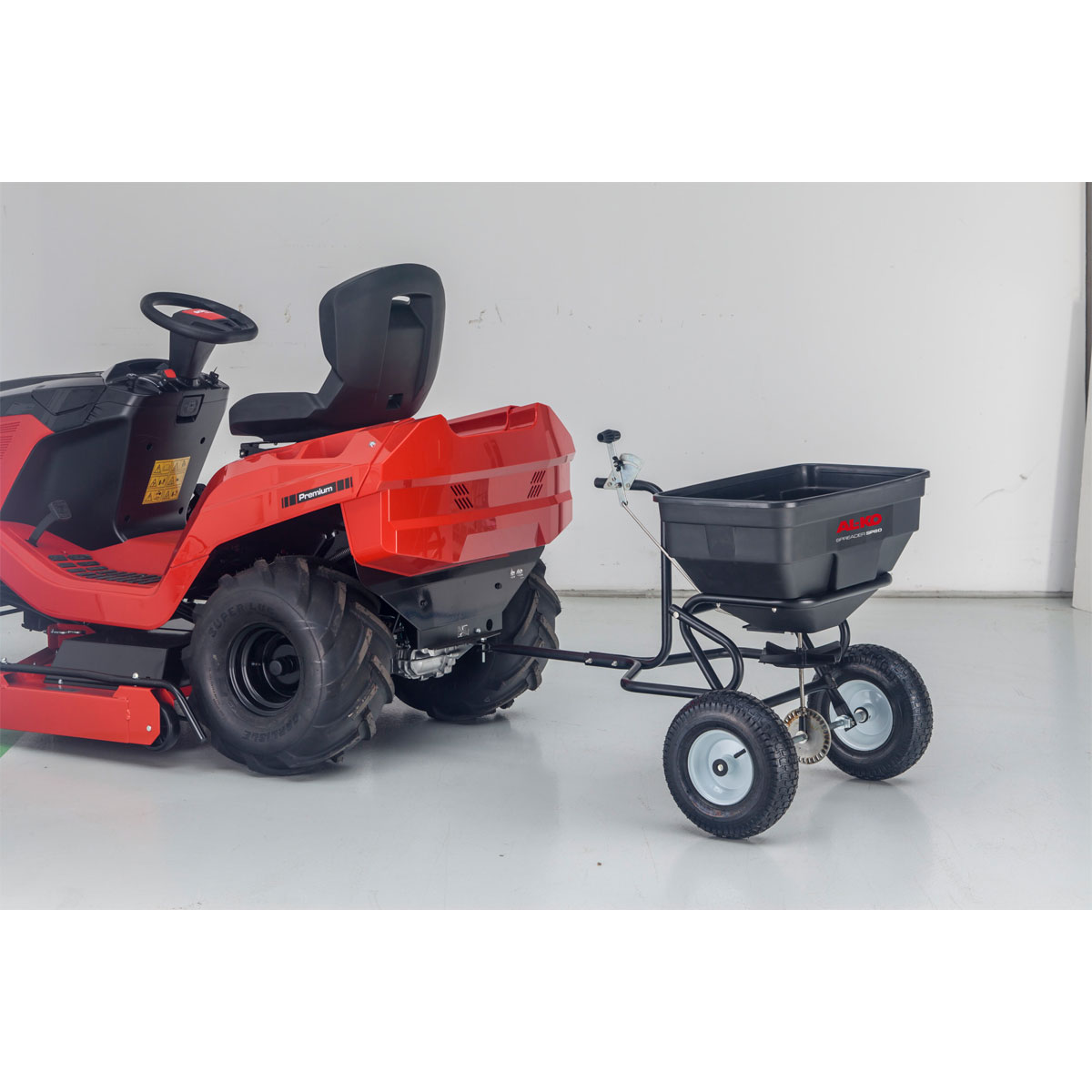 AL-KO Streuer SP 60 für Rasentraktor gezogen 56 L