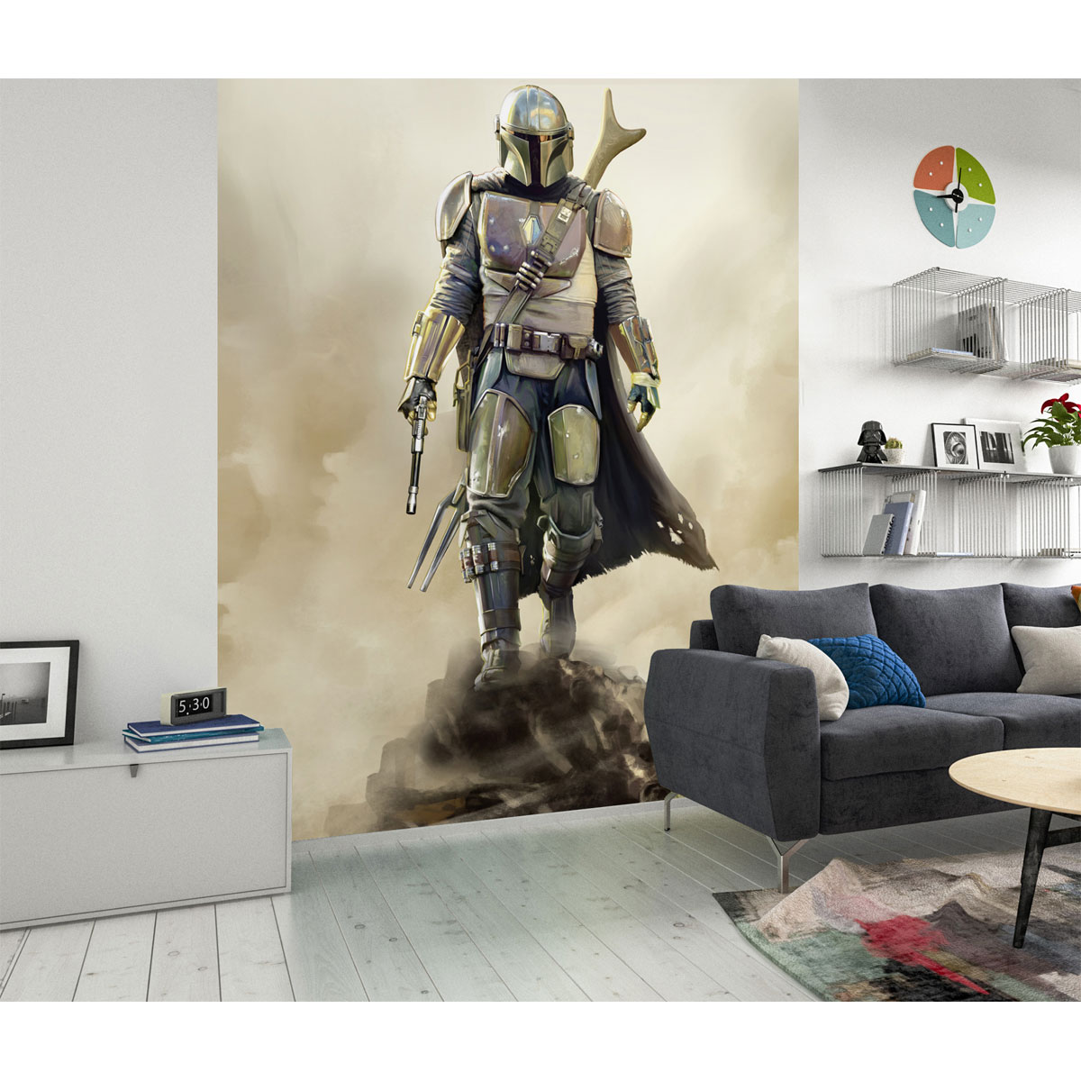 Komar  Vlies Fototapete Star Wars The Mandalorian The Hunter 200x280 cm Bild 1