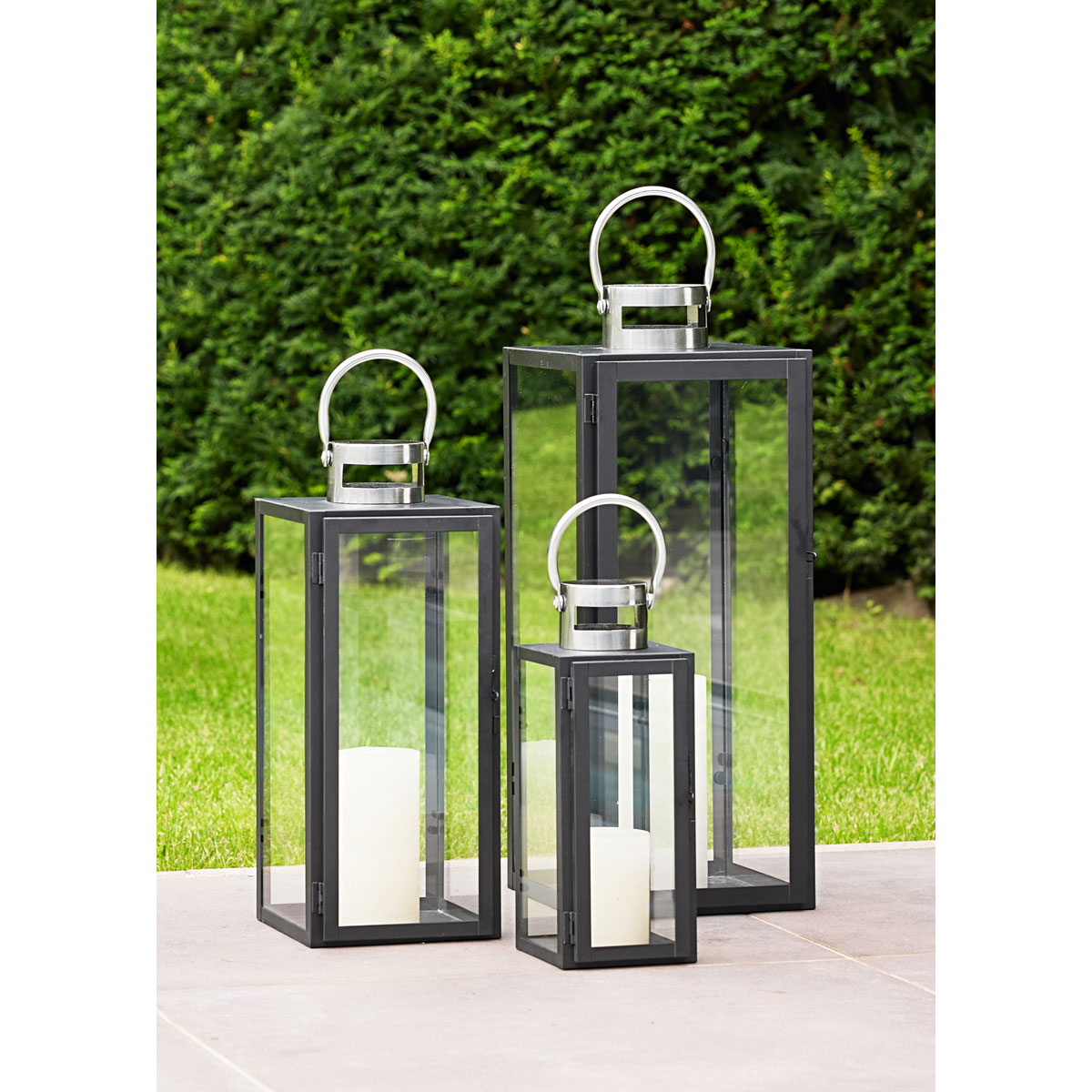 Laterne Living 17 x 17 x 38,5 cm Bild 2