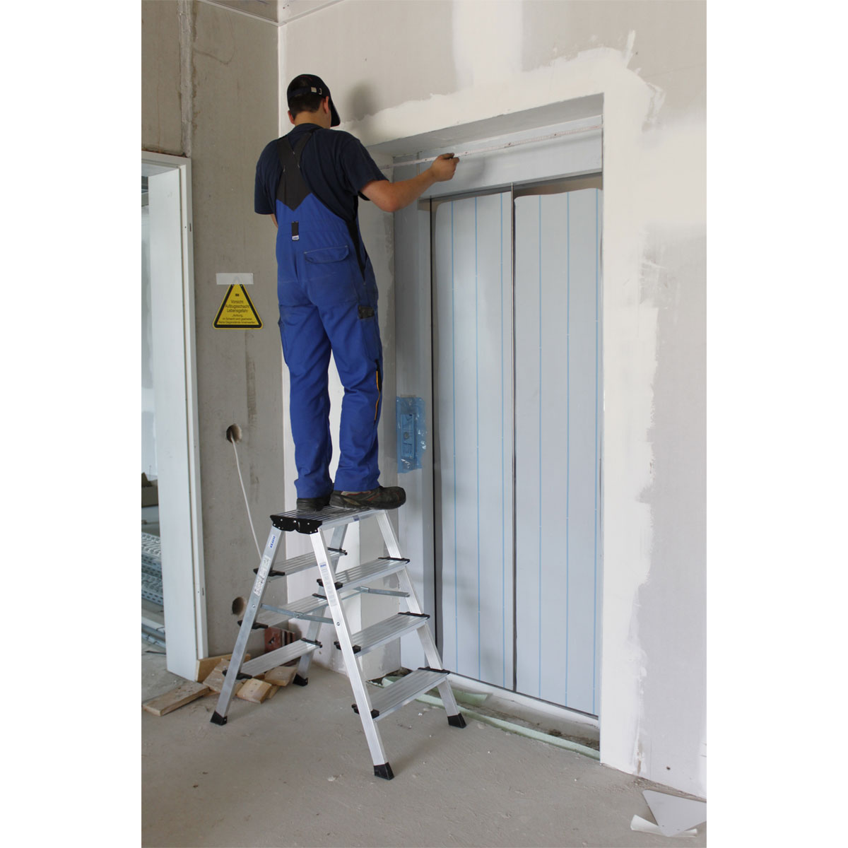 Krause TREPPO DOPPEL-KLAPPTRITT 2 x 4 STUFEN Bild 6