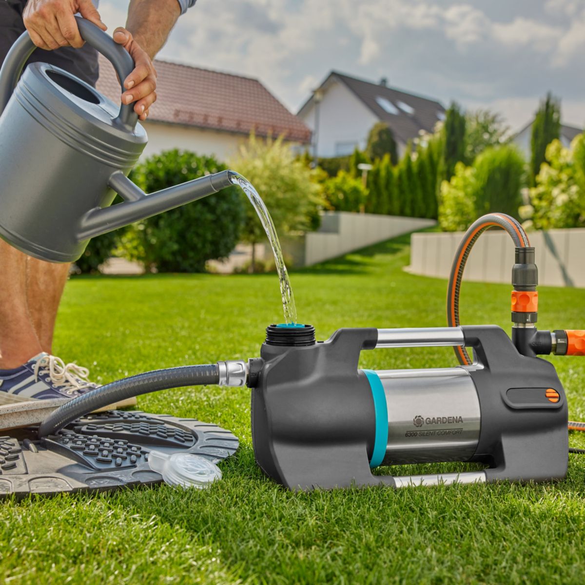 Gardena Sauggarnitur mit 4 m Saugschlauch Bild 3
