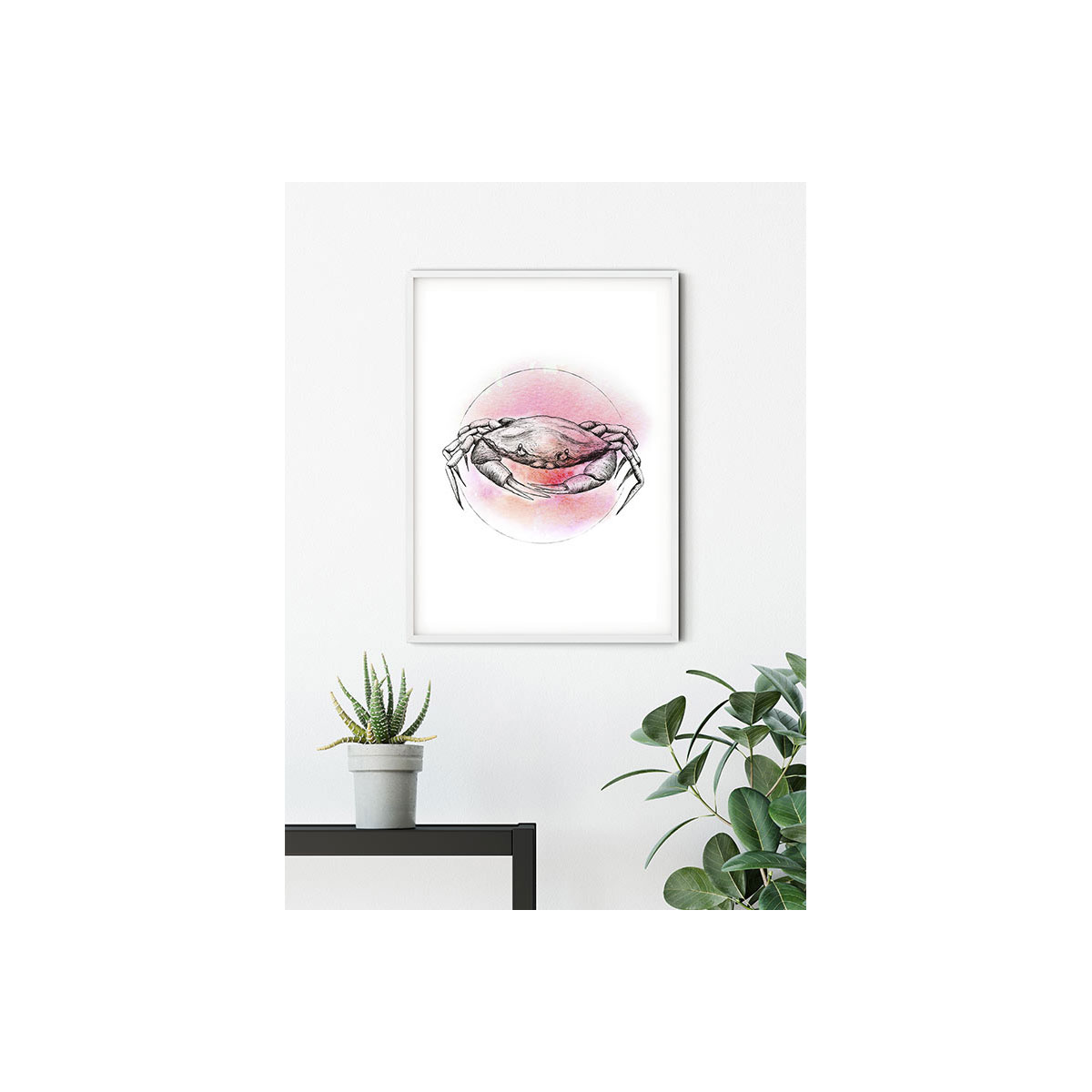 Komar  Wandbild Crab Watercolor 40x50 cm Bild 3