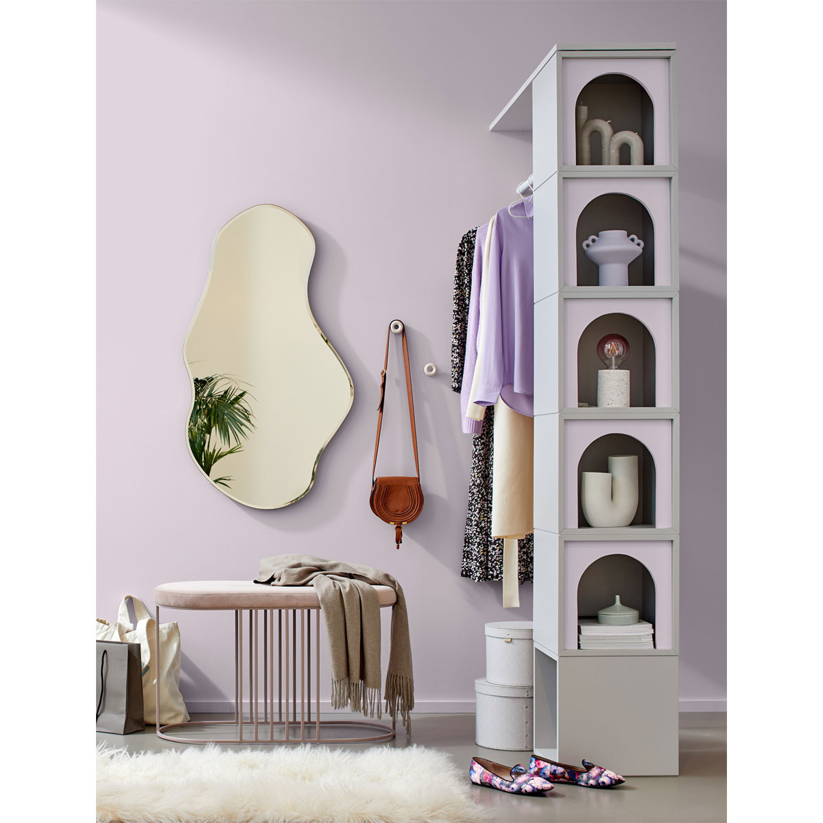 Alpina Innenfarbe pure farben 2,5 L Pastellviolett matt Bild 2