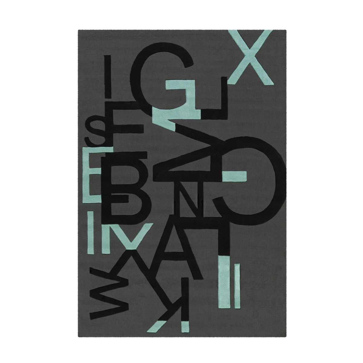 Sam 4161 Grau / Schwarz 140cm x 200cm