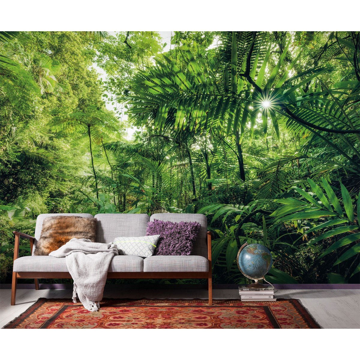 Komar  Vlies Fototapete Into The Jungle 400x250 cm