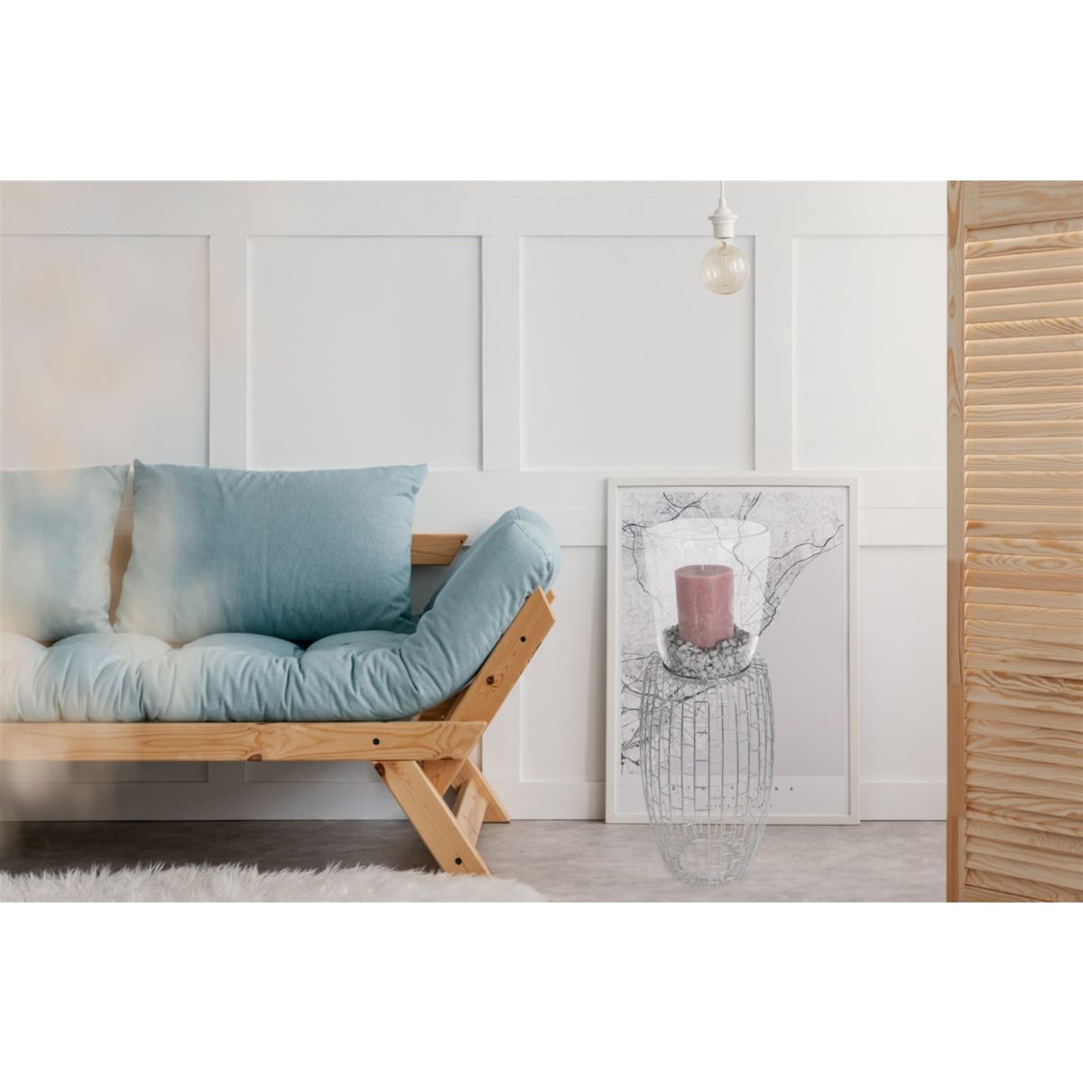 Kerzenständer Malibu 825 silber Bild 3