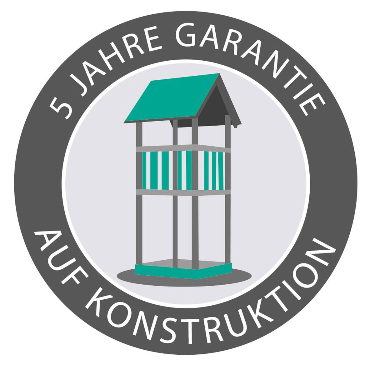 Karibu Kinderspielhaus Frieda mit Anbau und Rutsche naturbelassen Bild 8