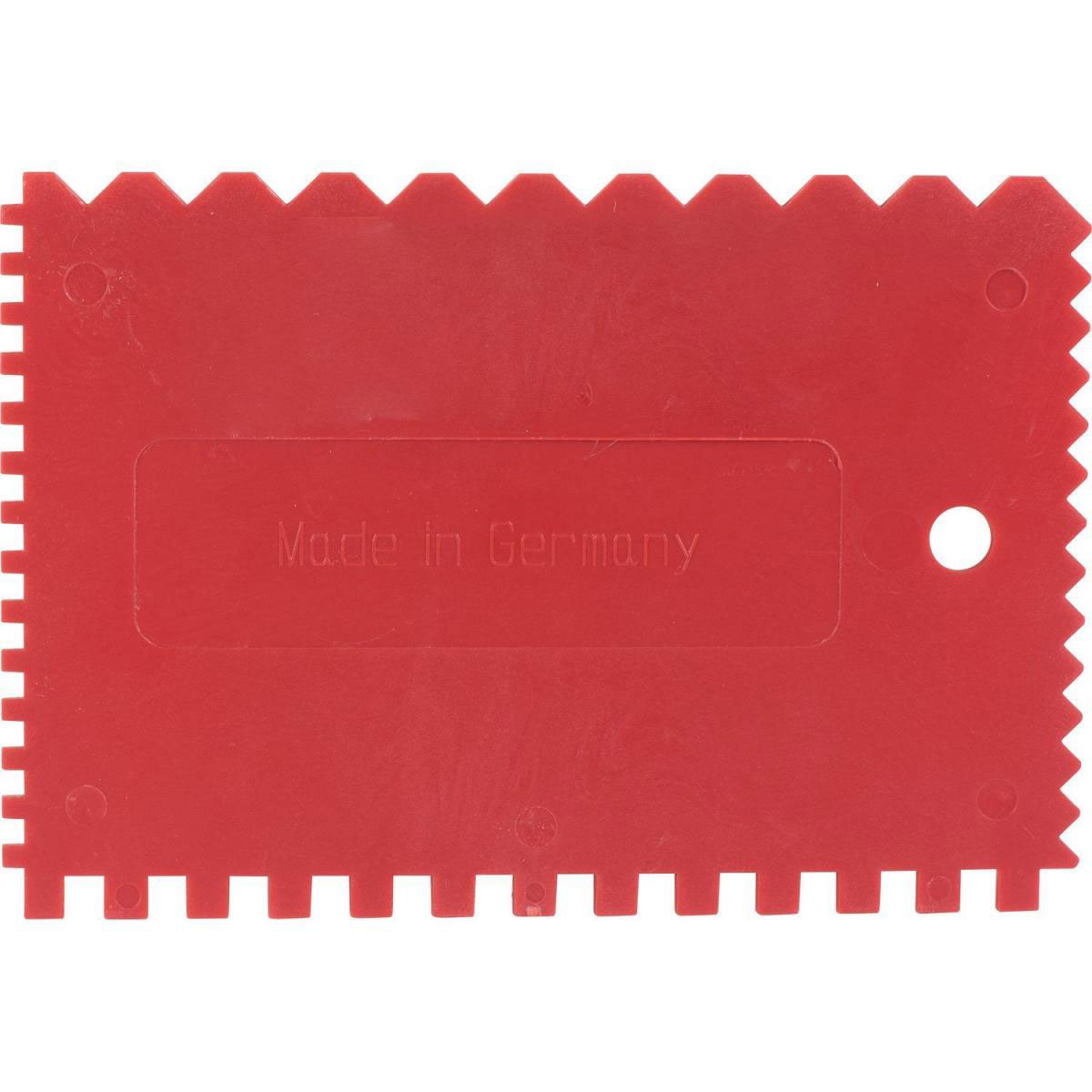 Krone  Zahnspachtel 130x 90 mm 4 Zahn Ku.