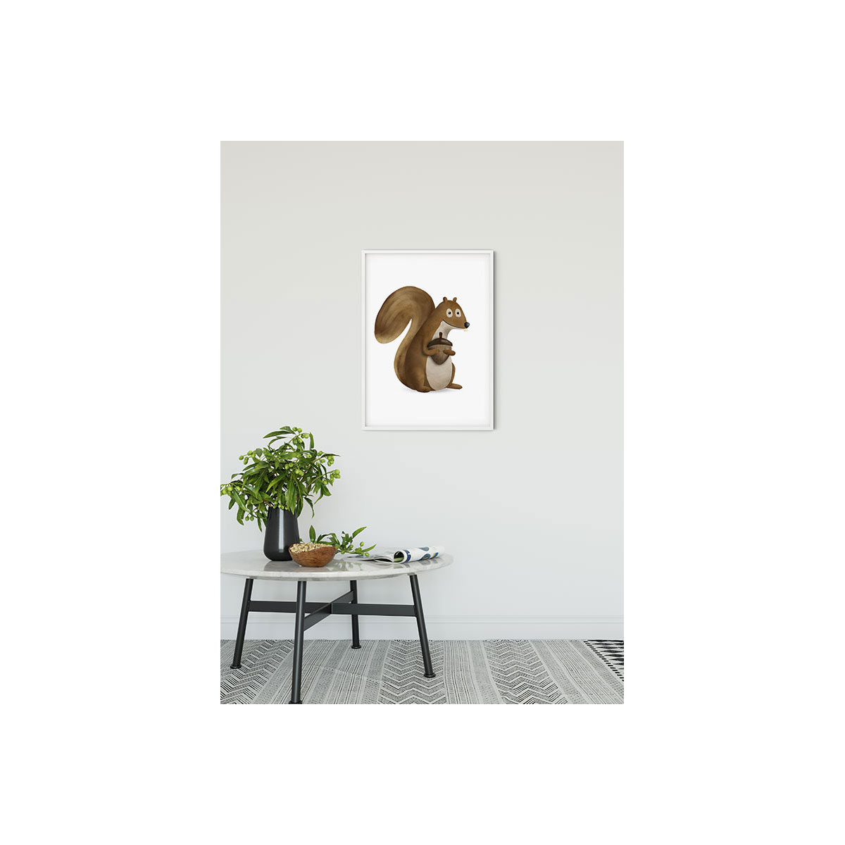 Komar  Wandbild Cute Animal Squirrel 40x50 cm