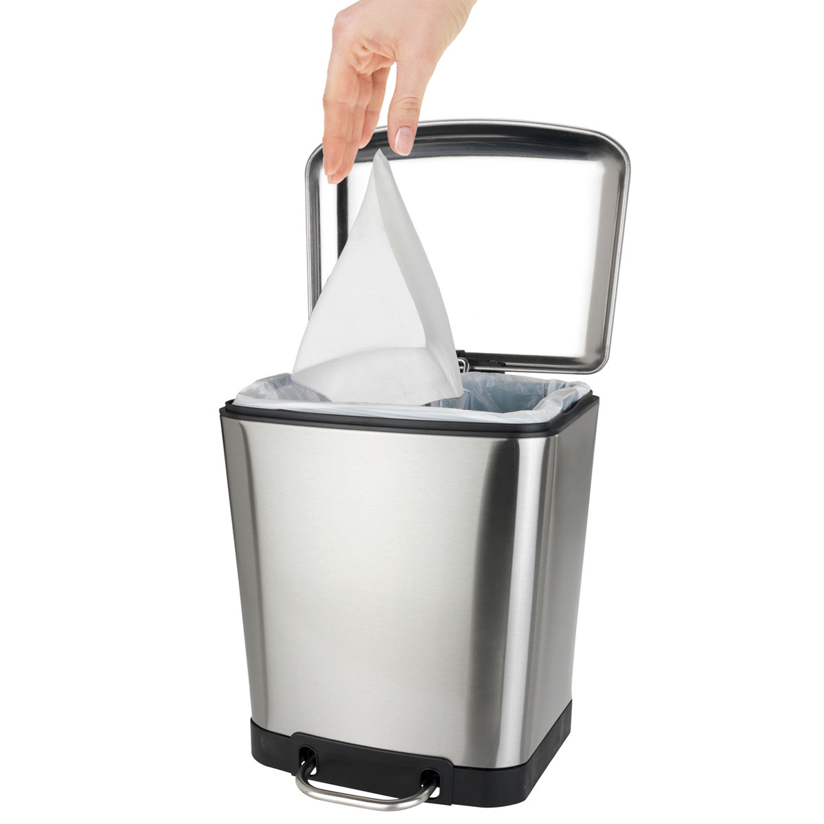 Wenko Treteimer Studio Easy-Close 6 L Bild 4