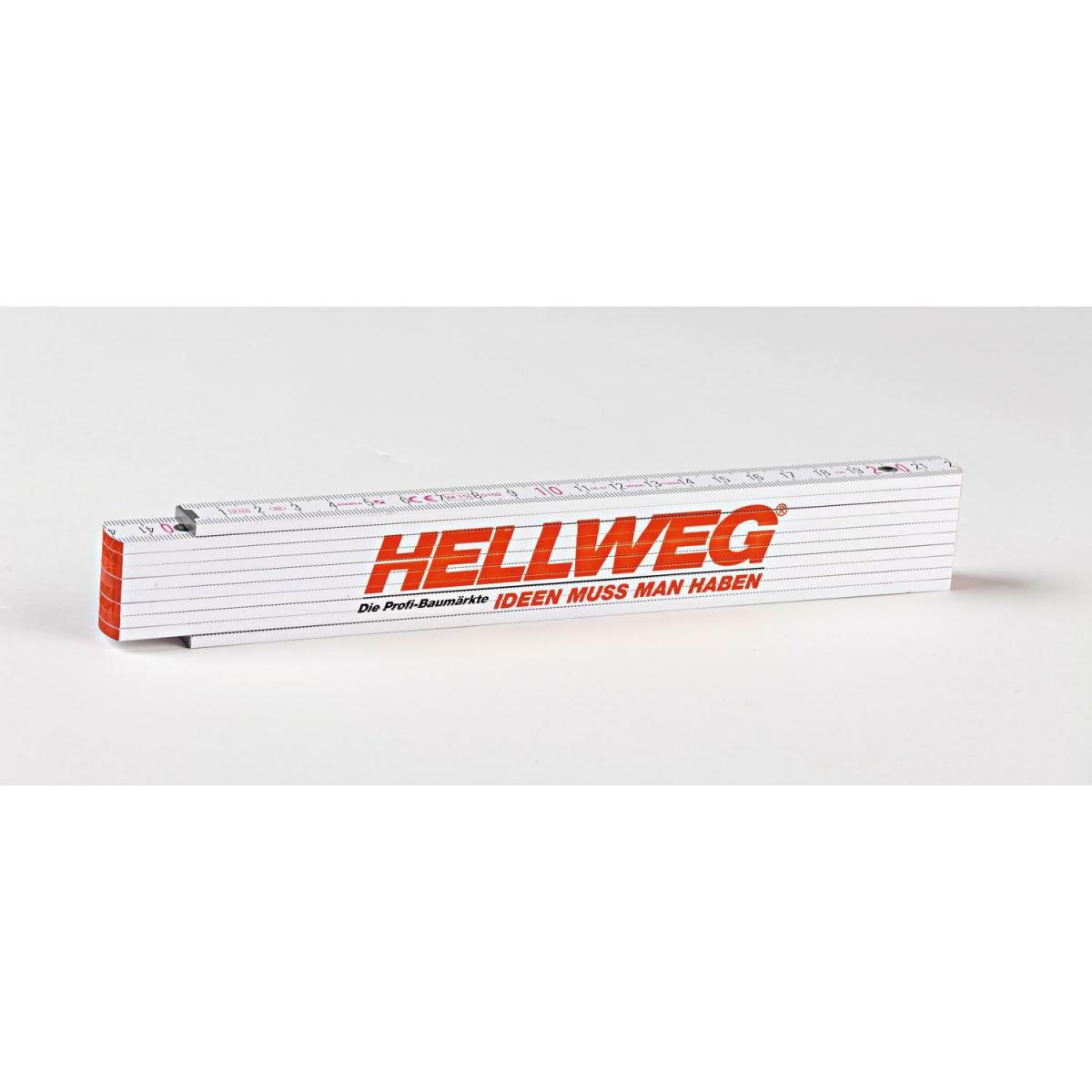 Holzgliedermaßstab Hellweg 2 m Bild 2