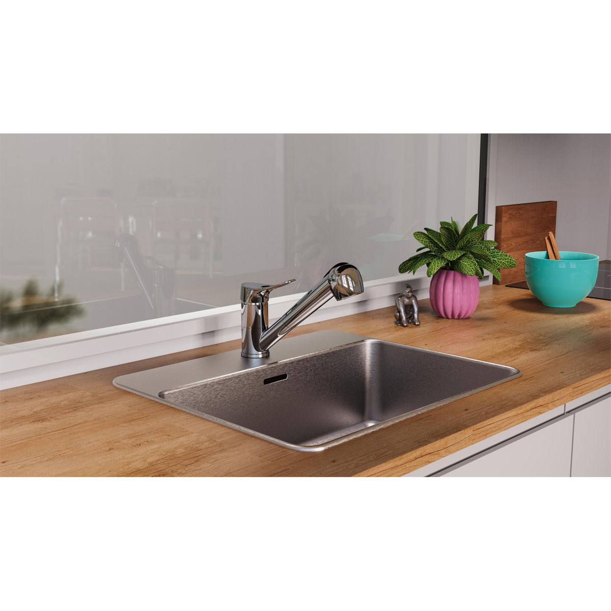 Schütte Niederdruck-Spültischarmatur Verona chrom Bild 4