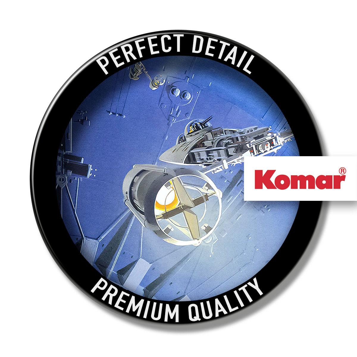 Komar  Vlies Fototapete Star Wars Classic Death Star Assault 500x250 cm Bild 3
